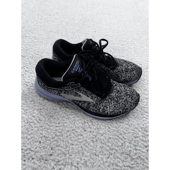 Women's Brooks Launch 5 Black Purple Running Athletic Shoes Size 9.5 M - Picture 5 of 12